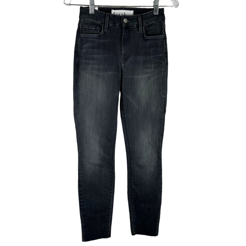 Frank & Eileen NWOT Sligo Dark Green Wash Italian Performance Denim Size 24